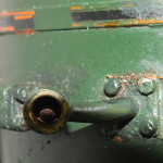 The clack valve contained a rusty ball