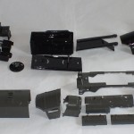 Black & Gunmetal painted pieces