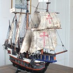 Flags flying. Sails set. The 'Pinta' is back!